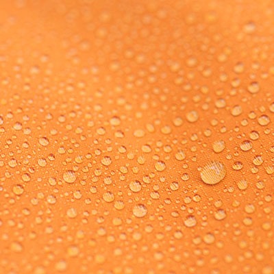 water proof fabric orange